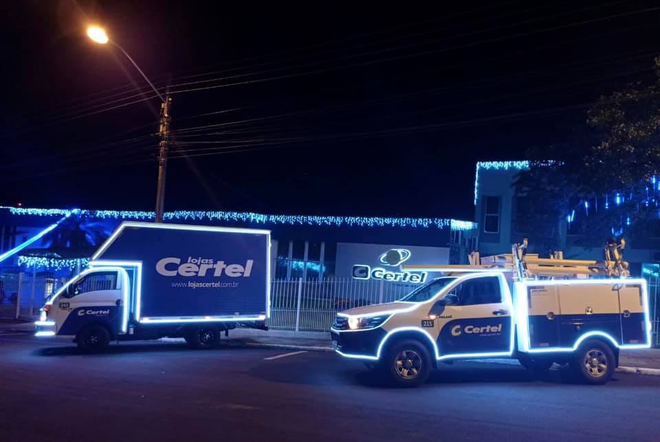 Caminhão Iluminado leva a magia do Natal para Teutônia
