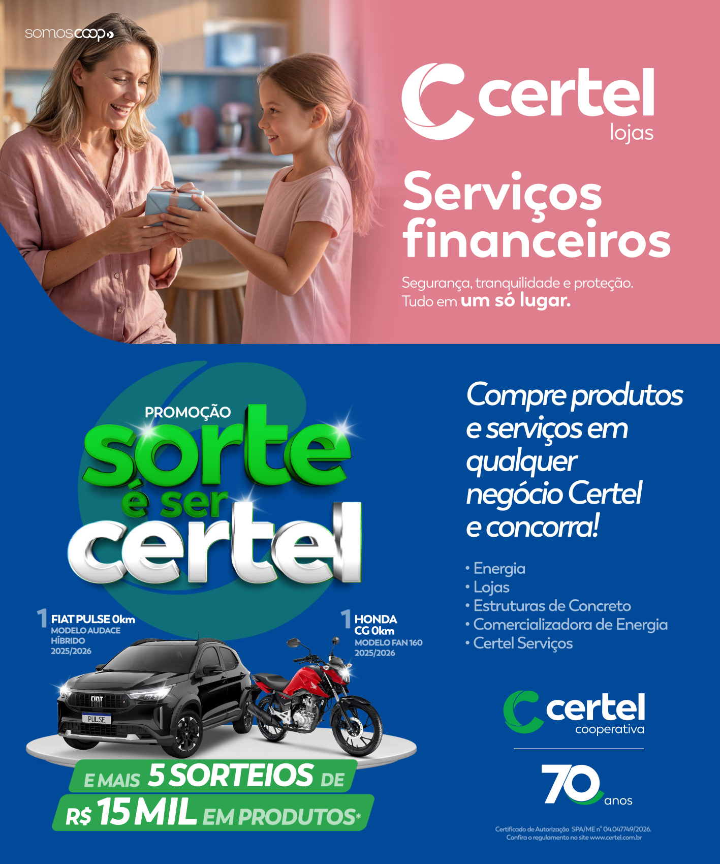 Lojas Certel - Serviços Financeiros