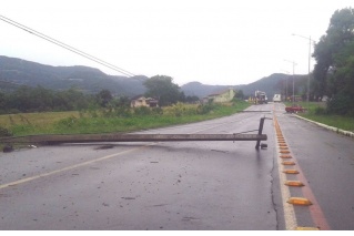 Temporal quebrou 50 postes na área da Certel