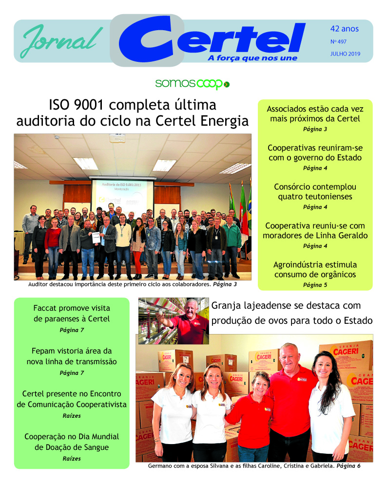 Jornal Certel Julho 2019