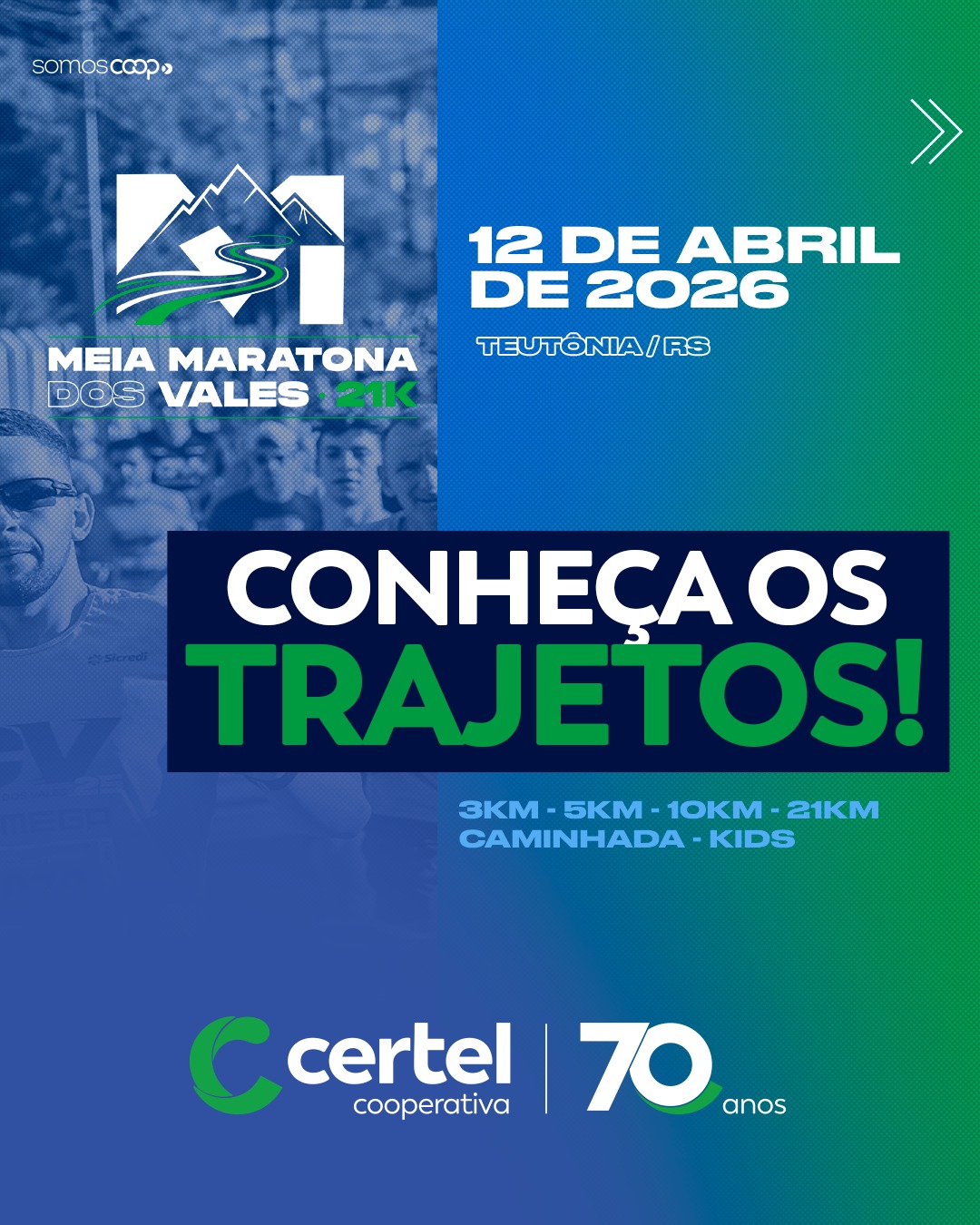 Meia Maratona dos Vales: divulgados os trajetos