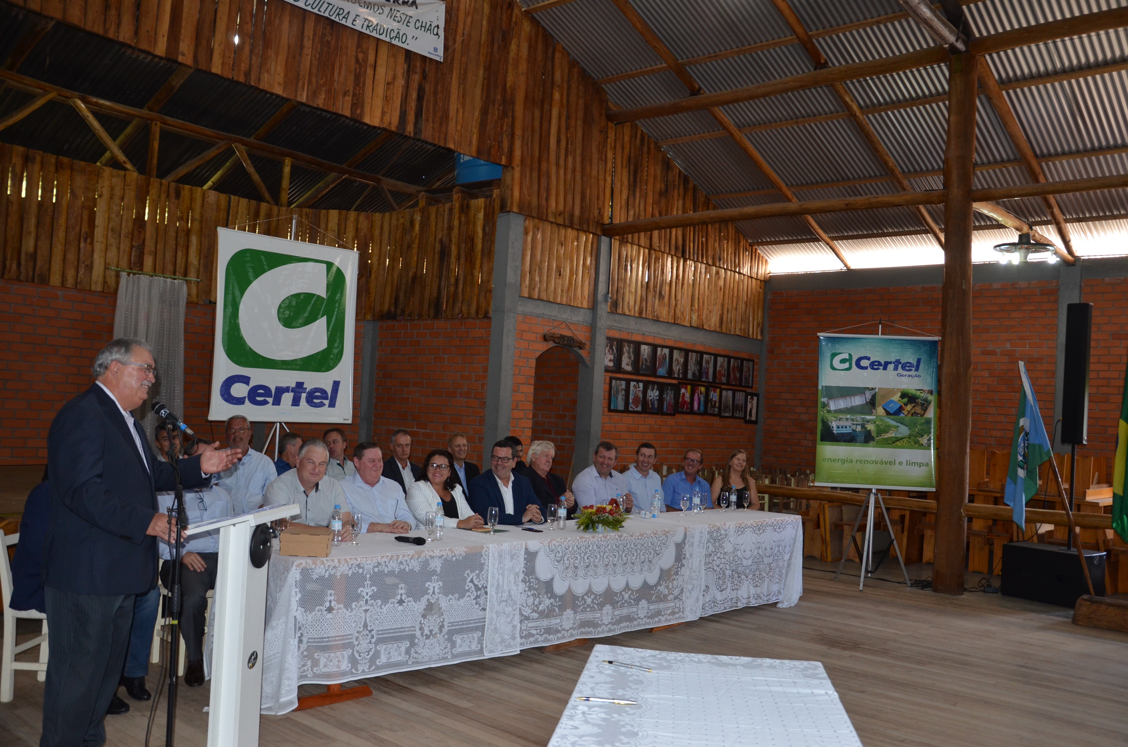 Lançamento de projeto hidrelétrico marca os 64 anos da Certel