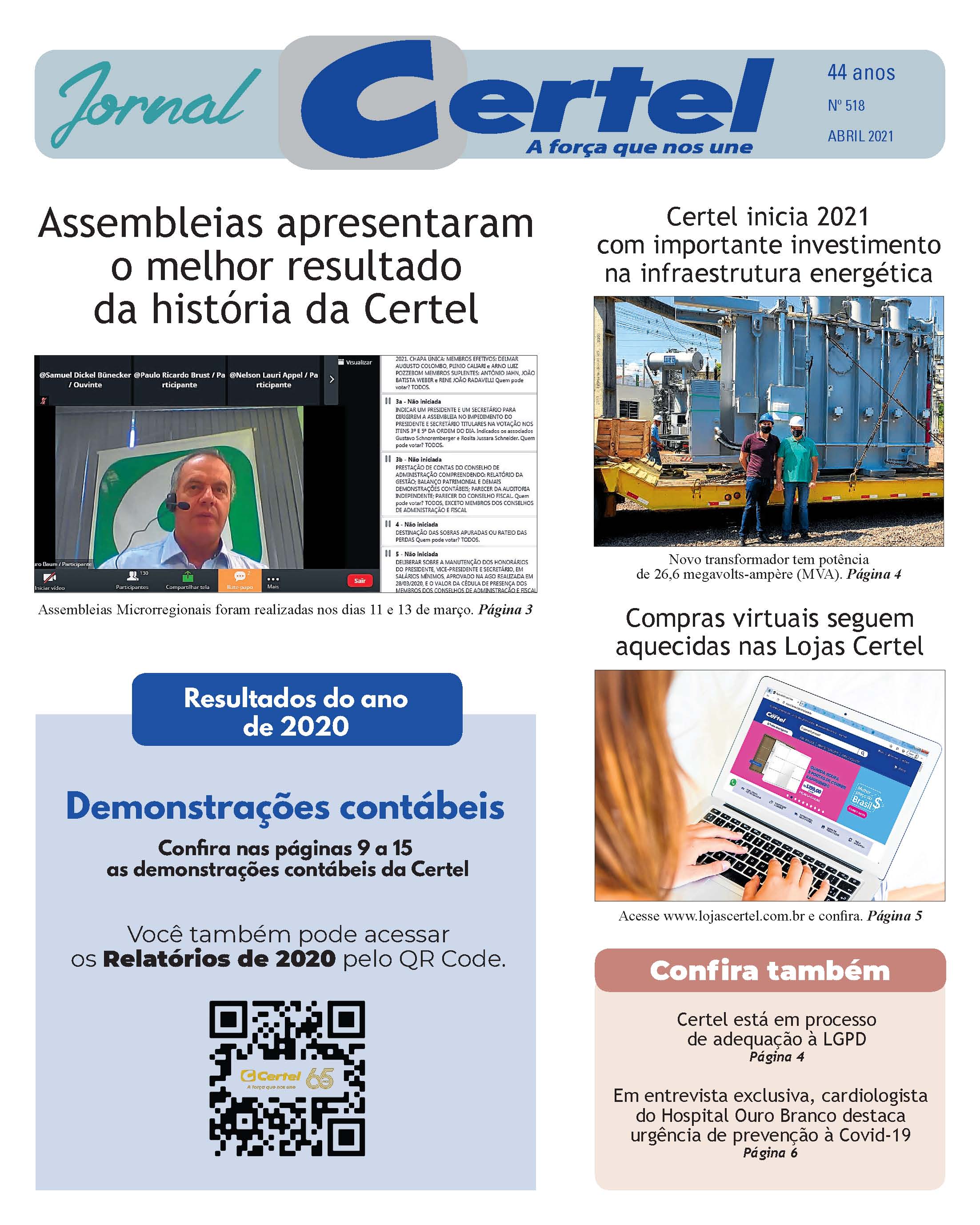 Jornal Certel Abril 2021 