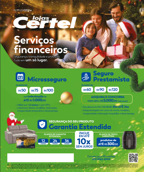 Revista Lojas Certel - Serviços Financeiros