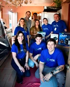 Vice-presidente, Daniel Luis Sechi, e equipe da Certel realizaram a entrega da premiação