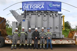 Equipamento ampliará capacidade de distribuição de energia na região