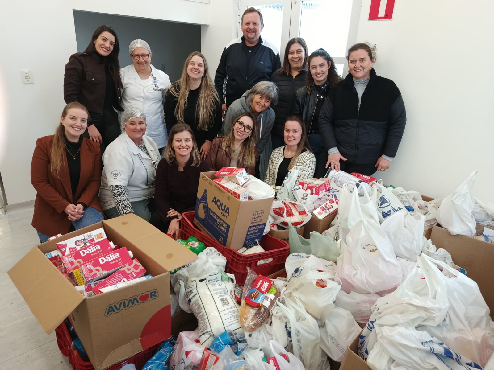 Intercooperação em prol do Polo de Saúde arrecadou 855 kg de alimentos para o Hospital Ouro Branco