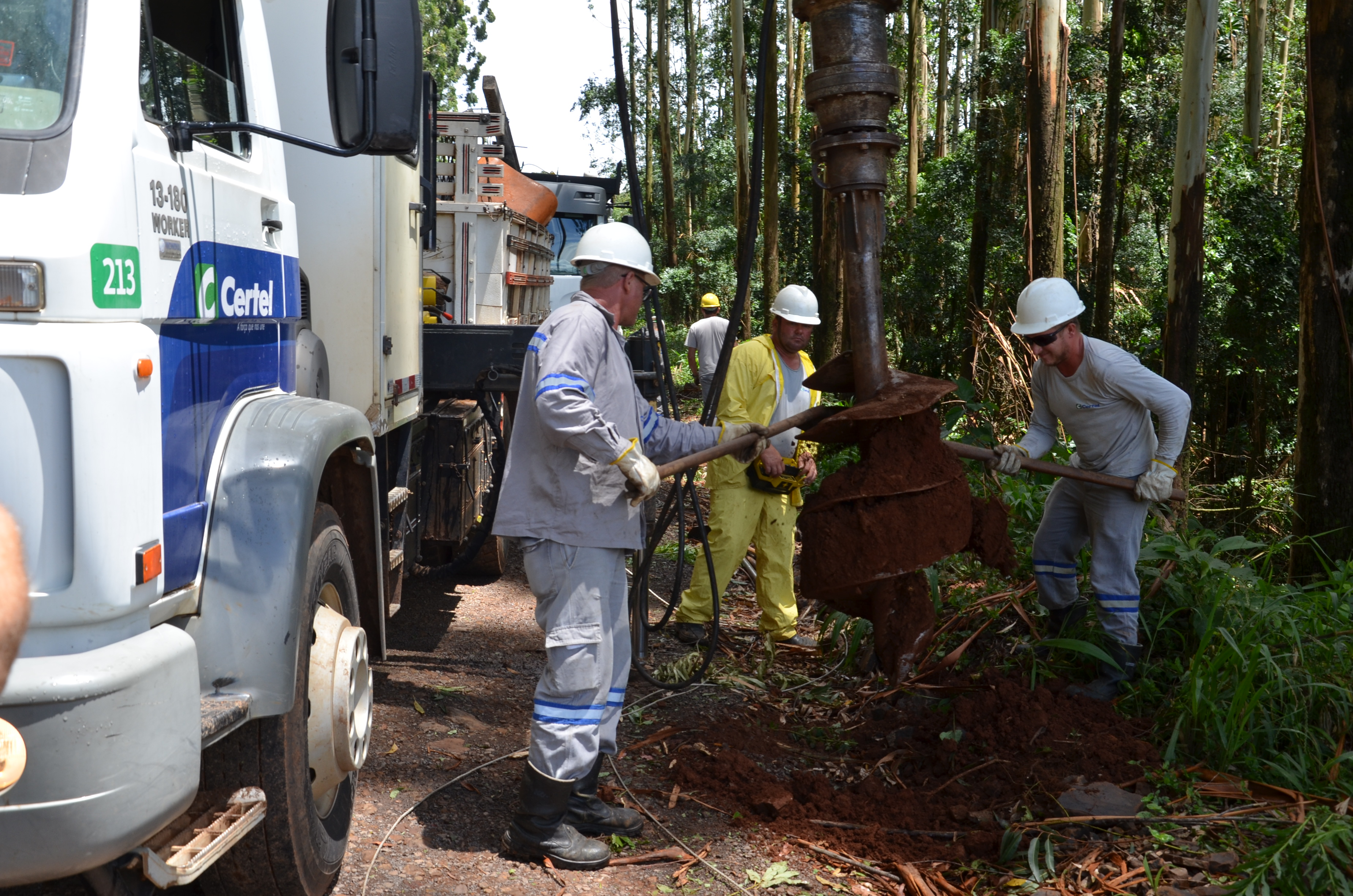 Diversas equipes foram mobilizadas para o restabelecimento