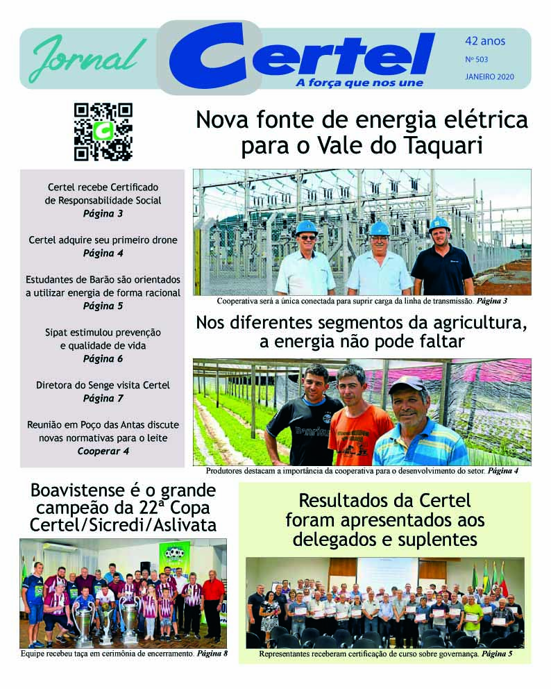 Jornal Certel Janeiro 2020