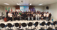 Estudantes visitaram a Certel para um bate-papo sobre profissões