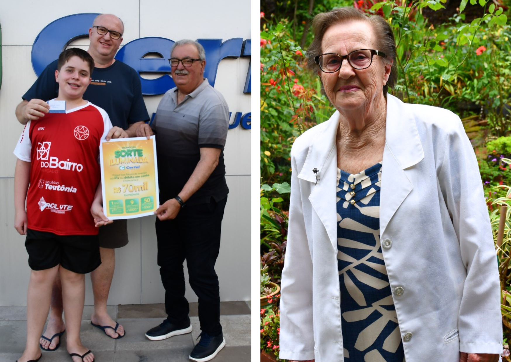 Associados celebram prêmios da Promoção Sorte Iluminada Certel