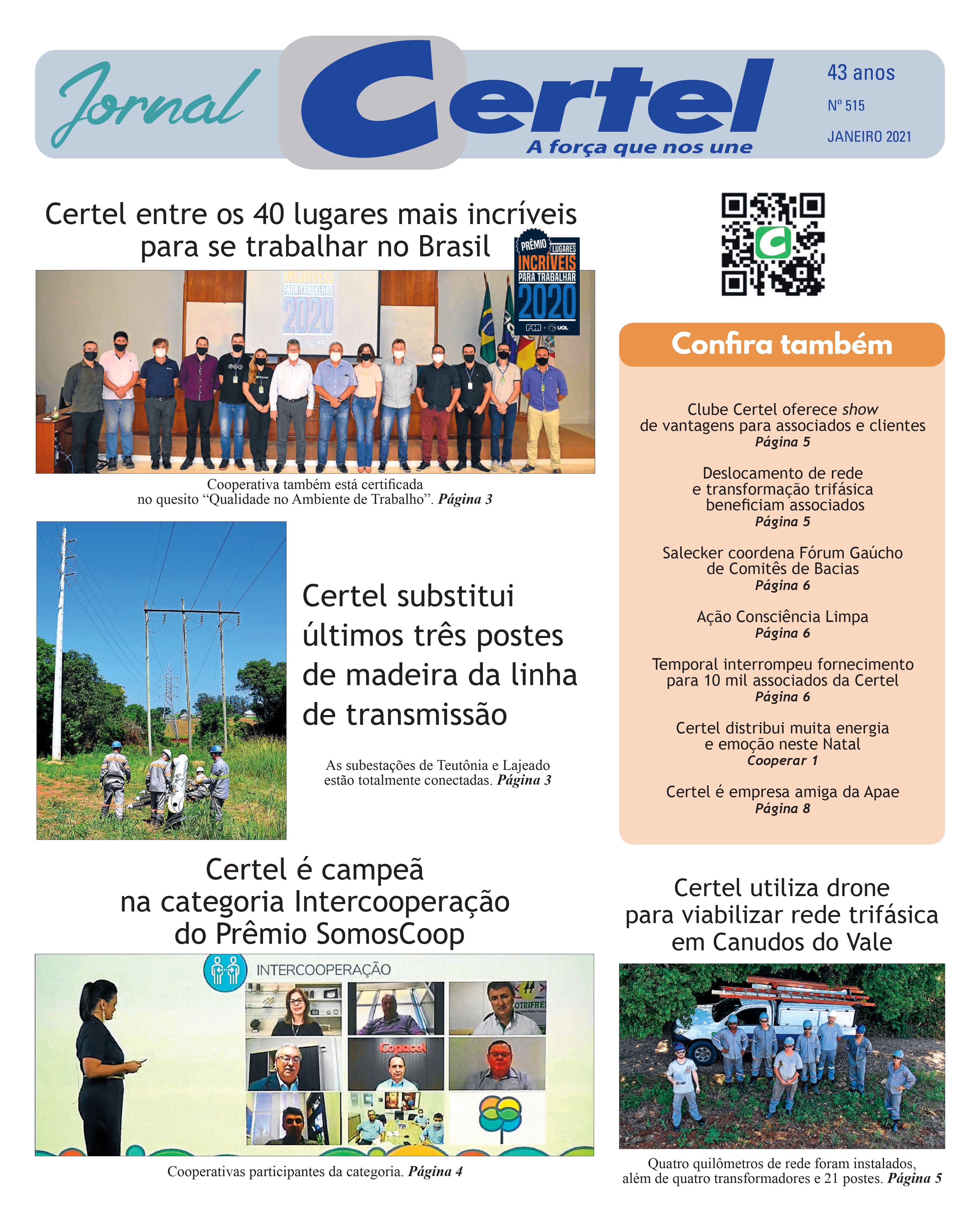 Jornal Certel Janeiro 2021