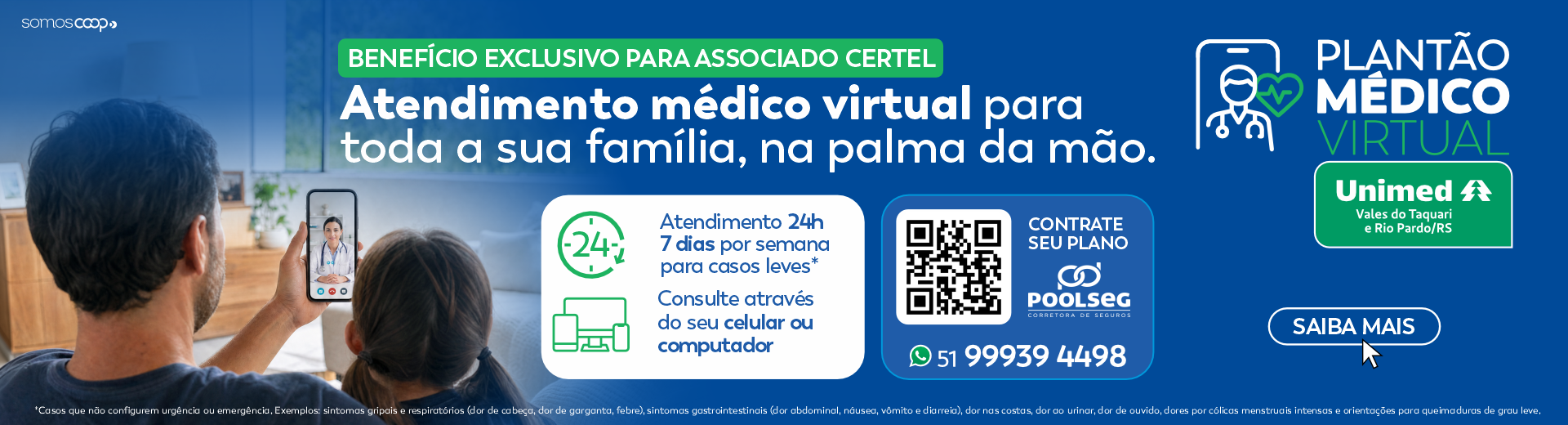 Certel - Banner digital 1920x520 - Plantão Médico Unimed 01.png