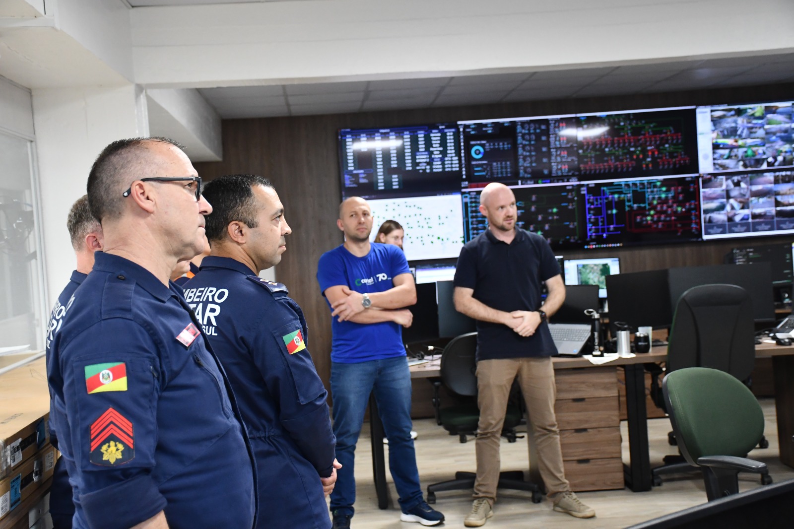 Comitiva também conheceu o Centro de Operações do Sistema Elétrico