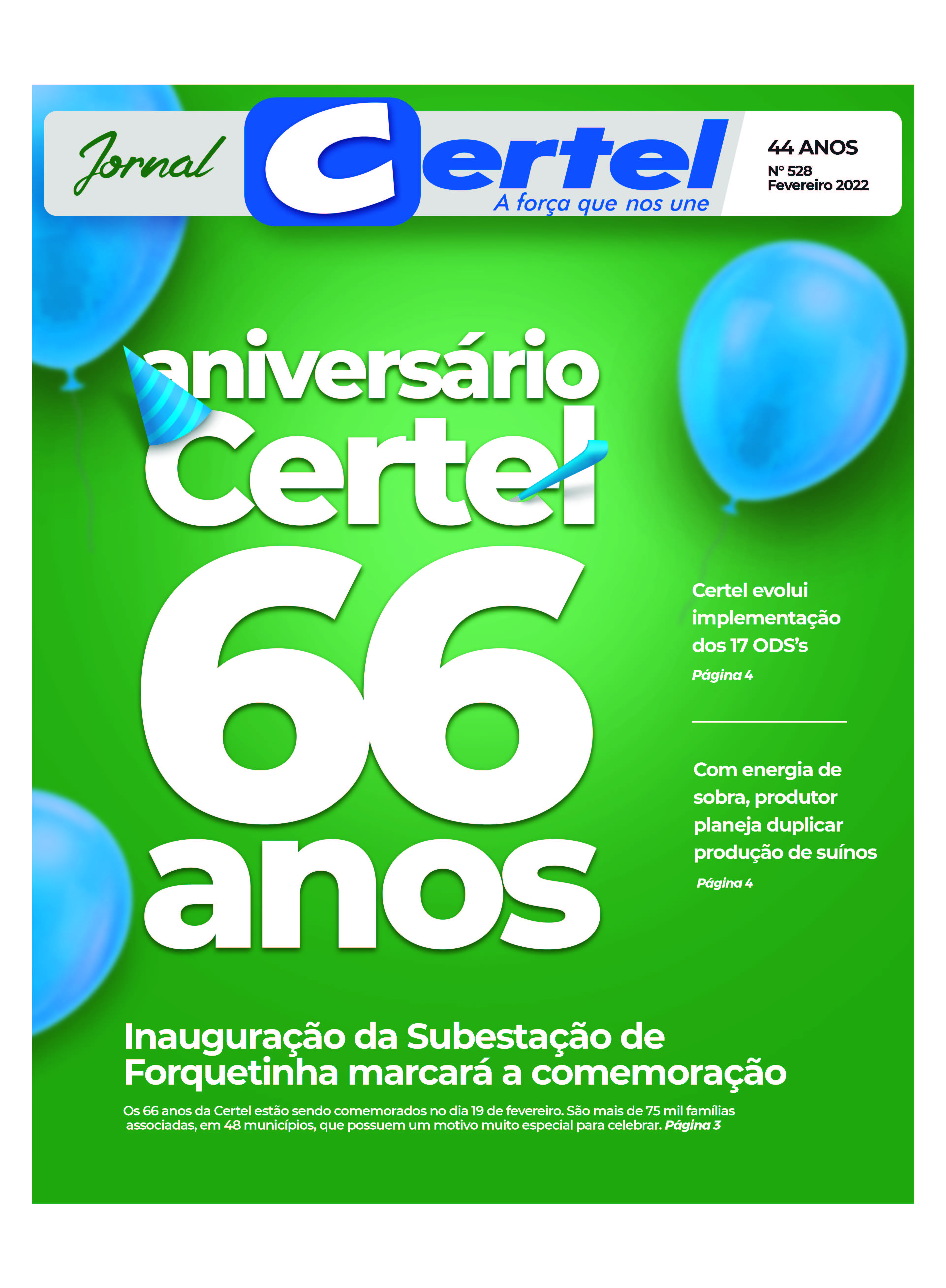 Jornal Certel Fevereiro 2022